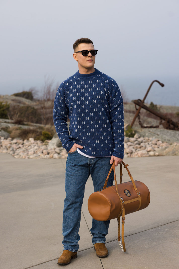 HÉST Frank Knitted Sweater True Navy