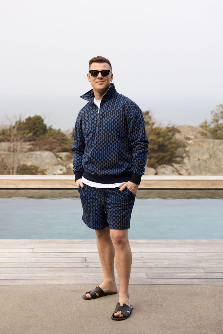 HÉST ABRAMO Shorts Navy Blazer