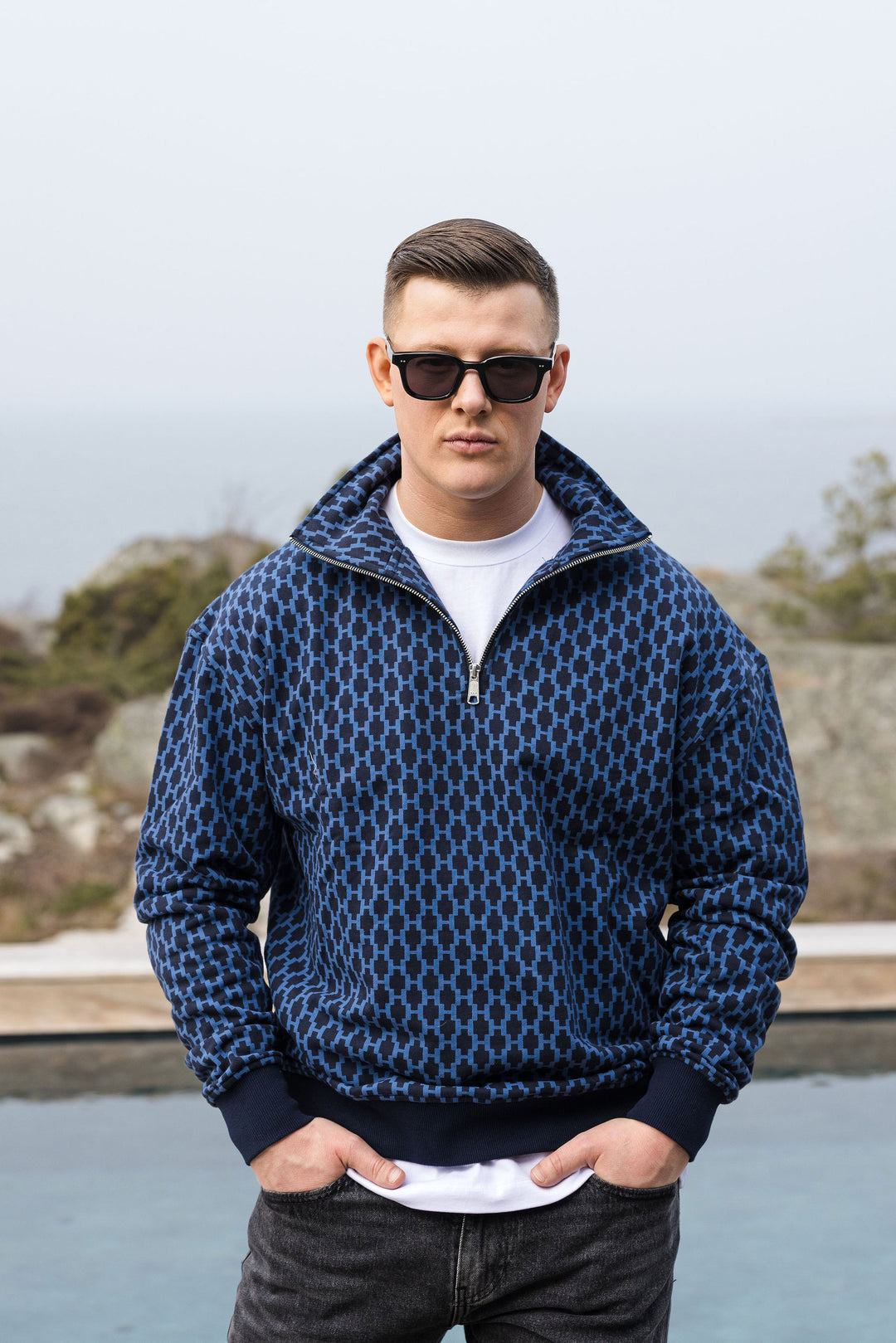 HÉST ABRAMO Sweatshirt Navy Blazer