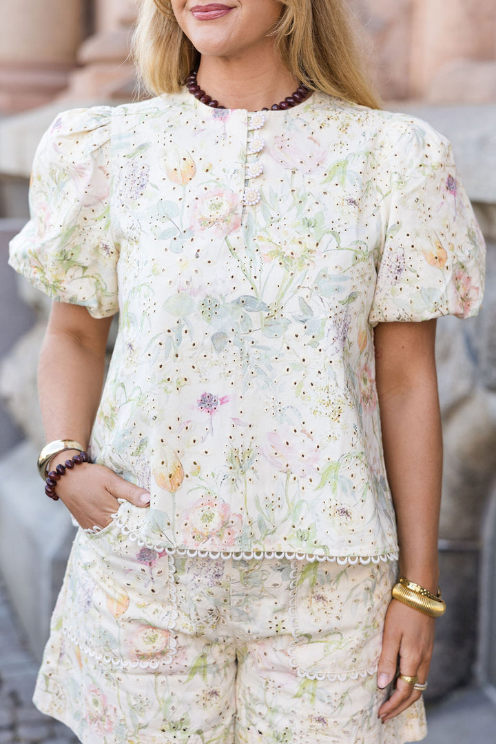 ackleja Kelly Anglais Top Cream