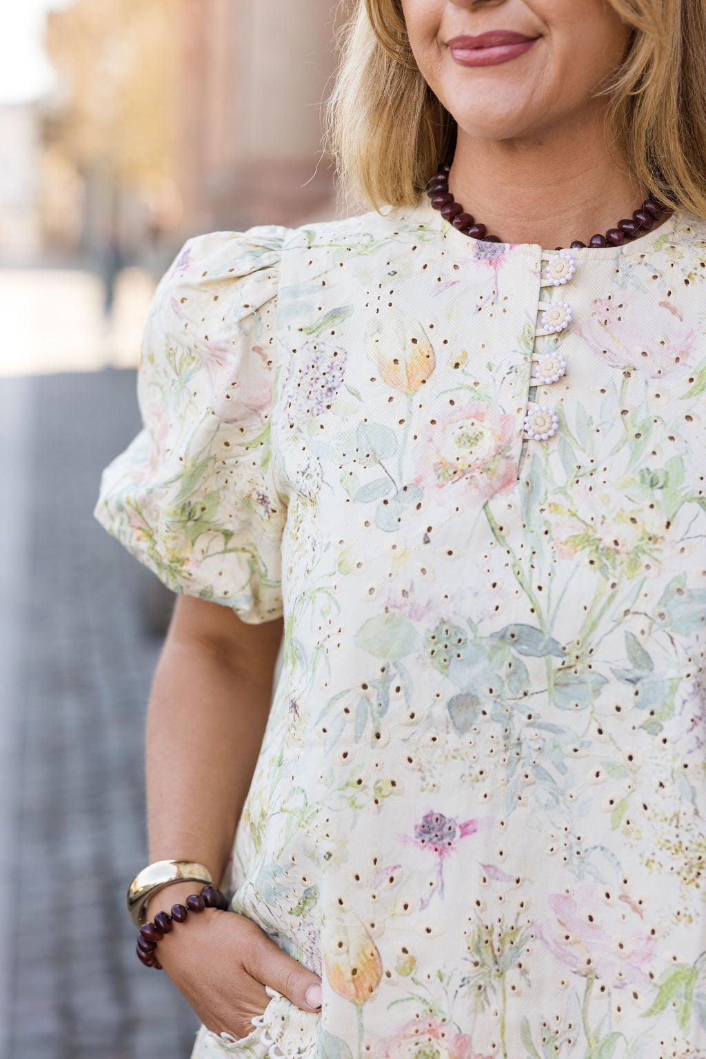 ackleja Kelly Anglais Top Cream