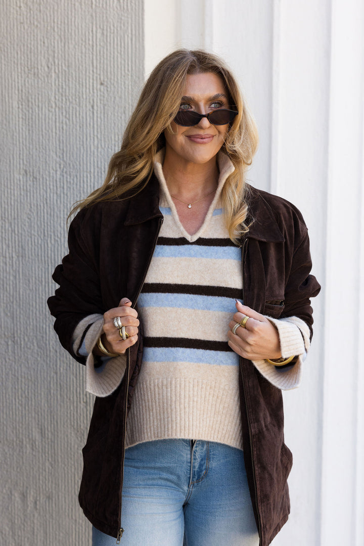 LIZ SWEATER 6514 Light Beige Melange