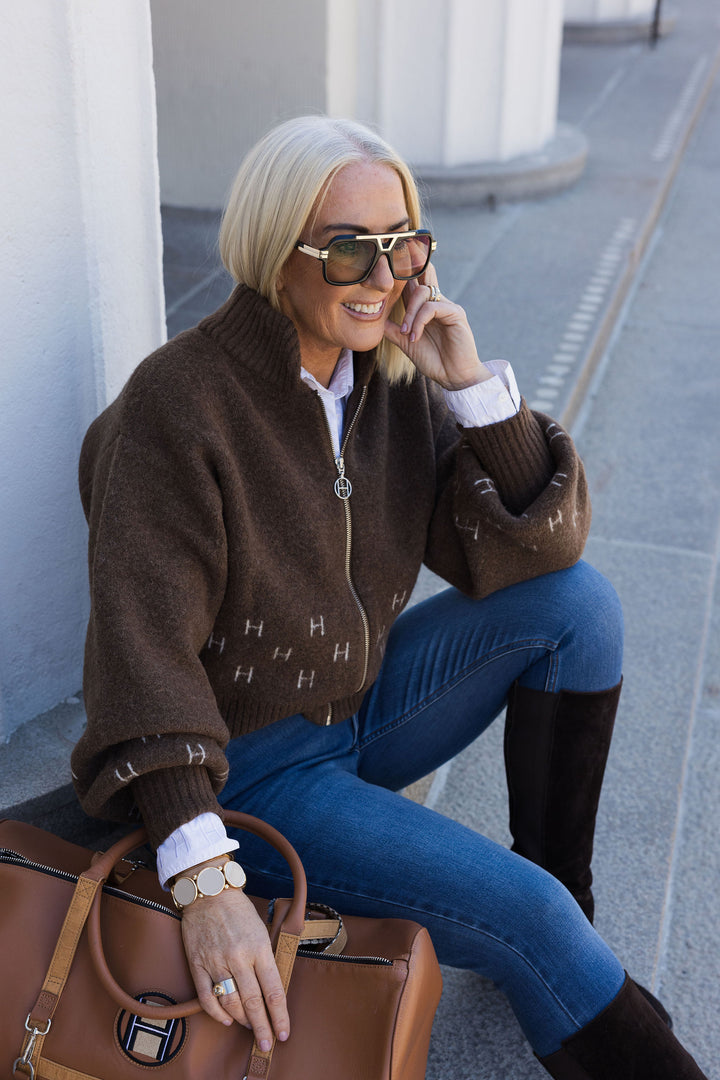MÄRTHA Short Jacket Dark Earth