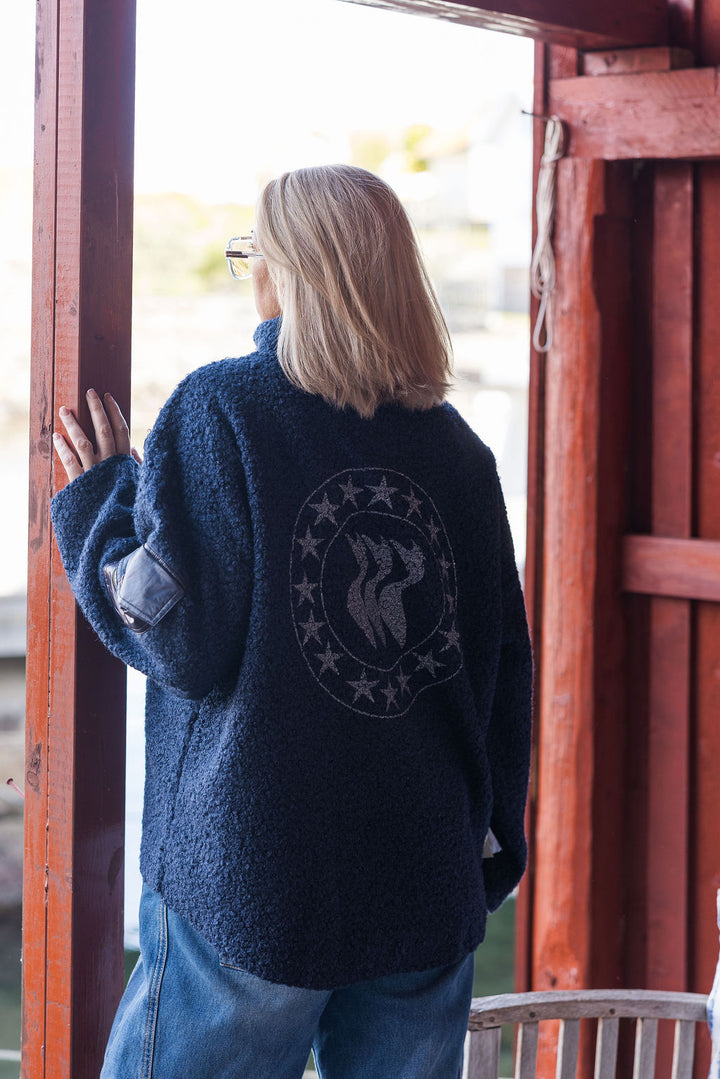 CAYA NINI HALF ZIP Navy
