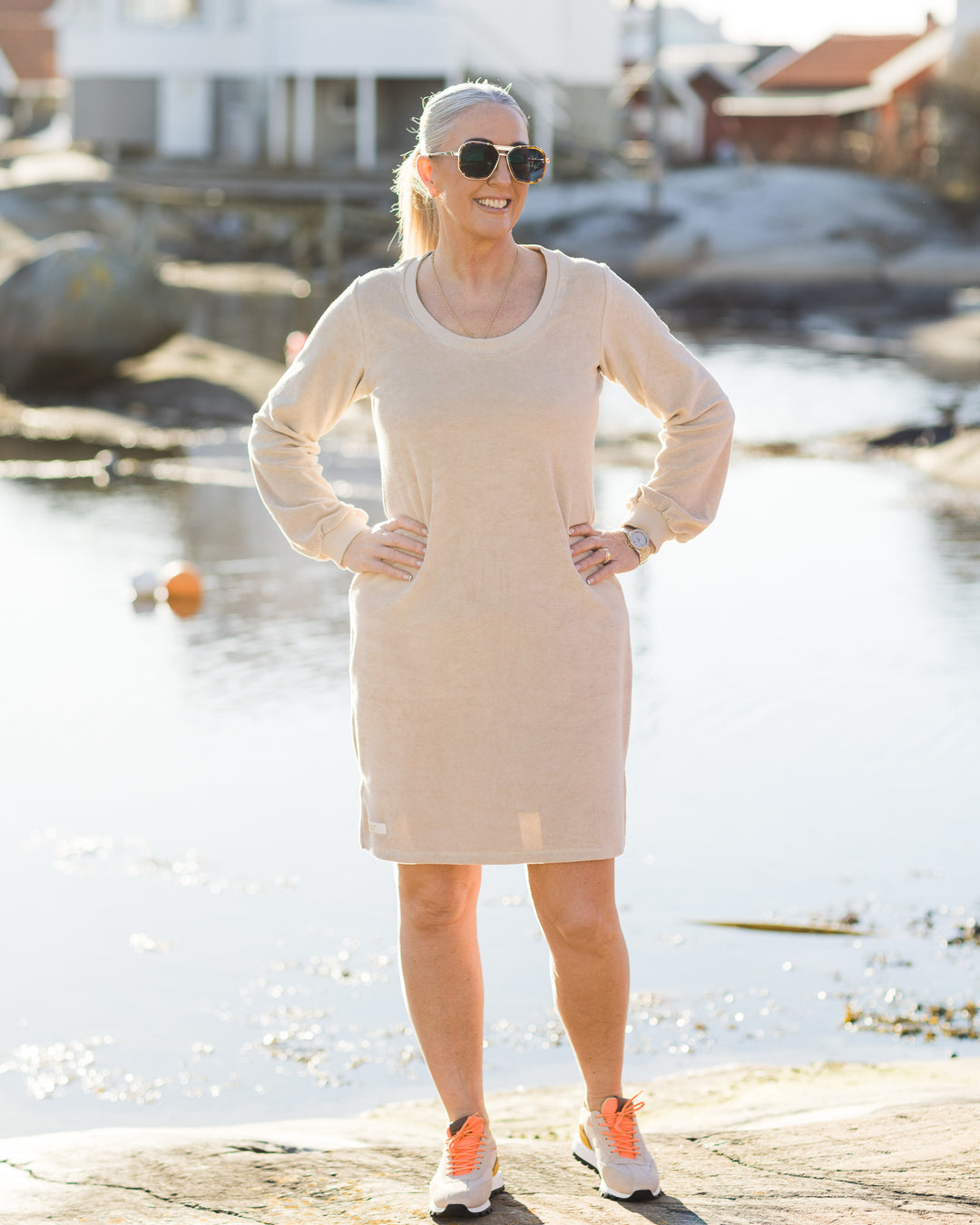 Märta Dress Light Sand