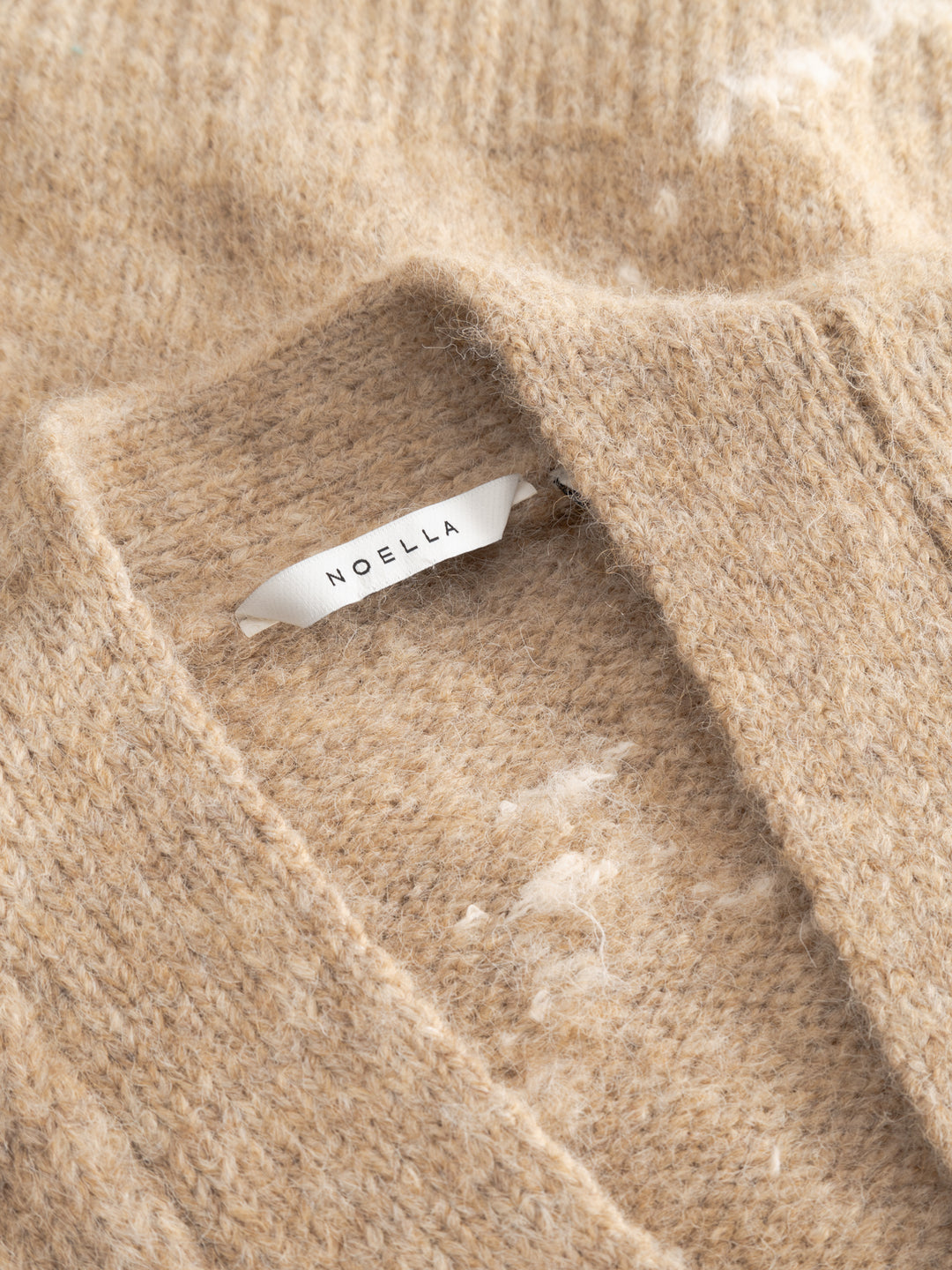 Noella Laiana Knit Cardigan Sand Melange