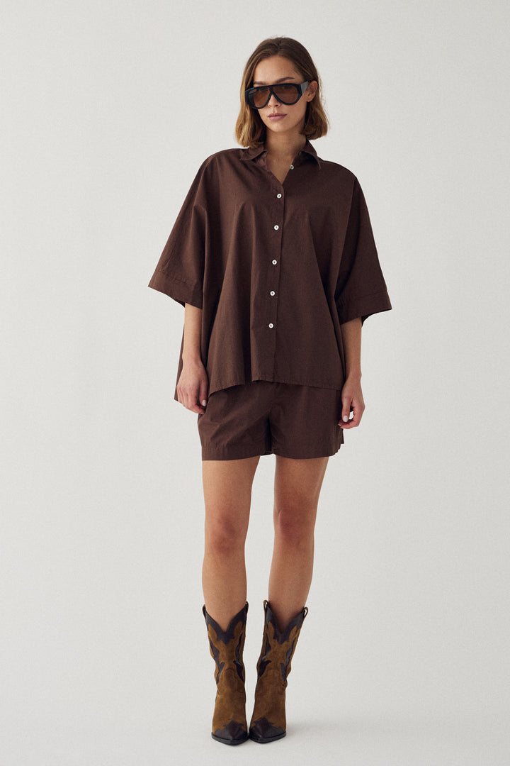 Noella Maizie Shirt Chocolate