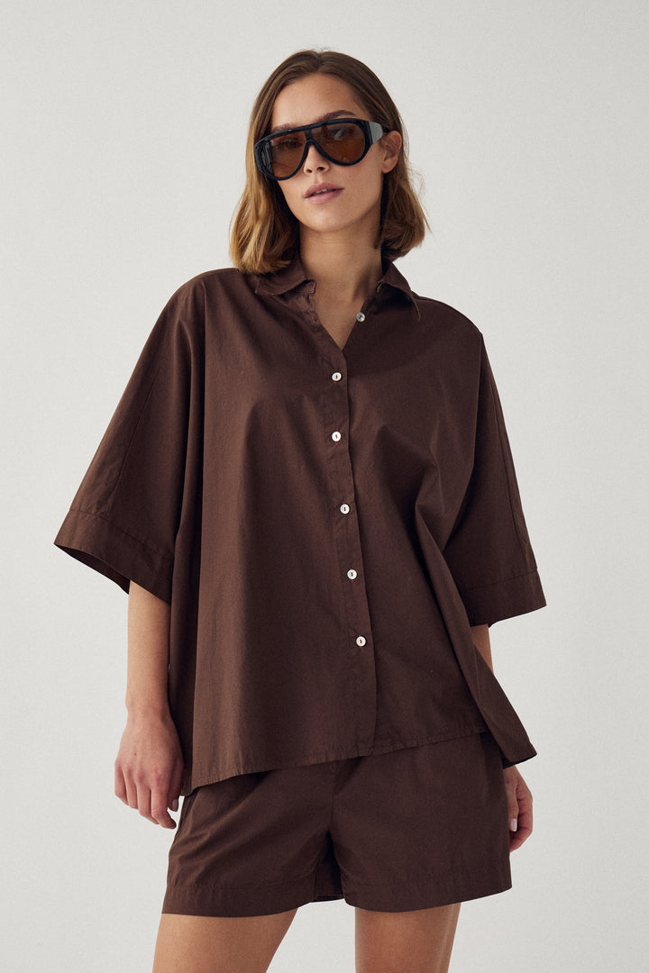 Noella Maizie Shirt Chocolate