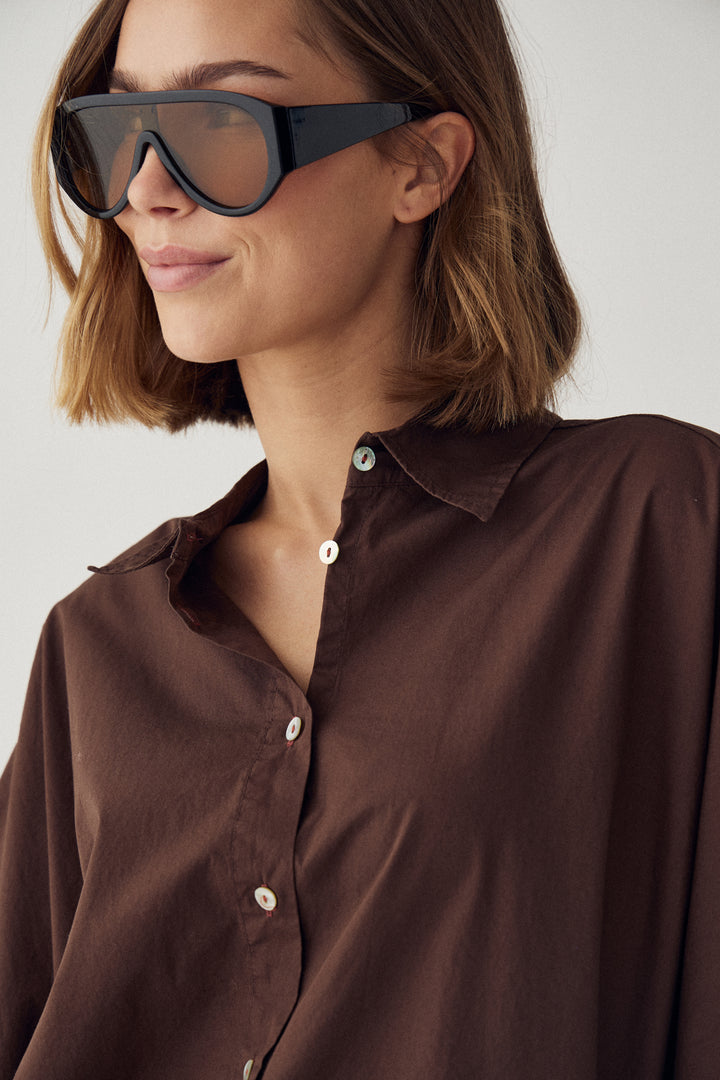 Noella Maizie Shirt Chocolate