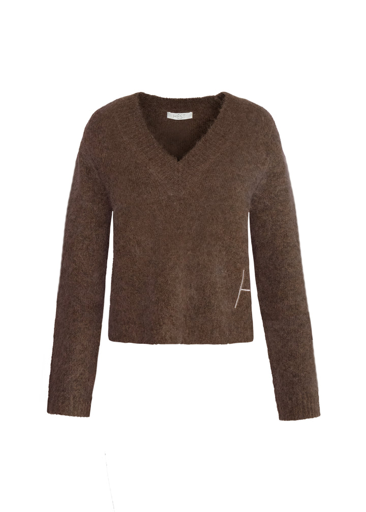 Hést PERNILLE Sweater Dark Earth