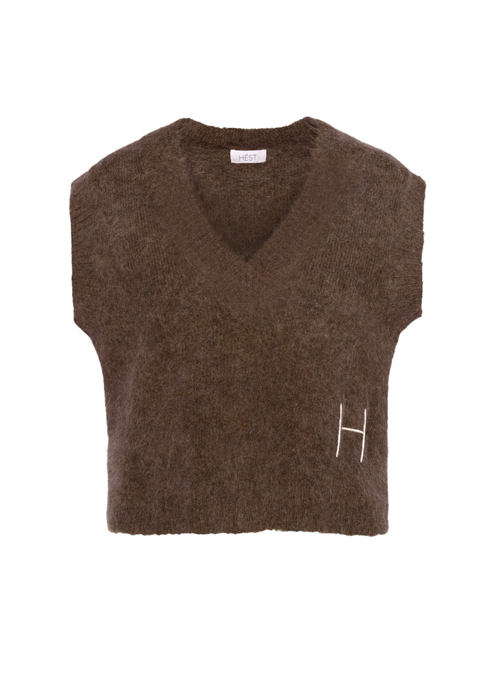 Hést PERNILLE Vest Dark Earth