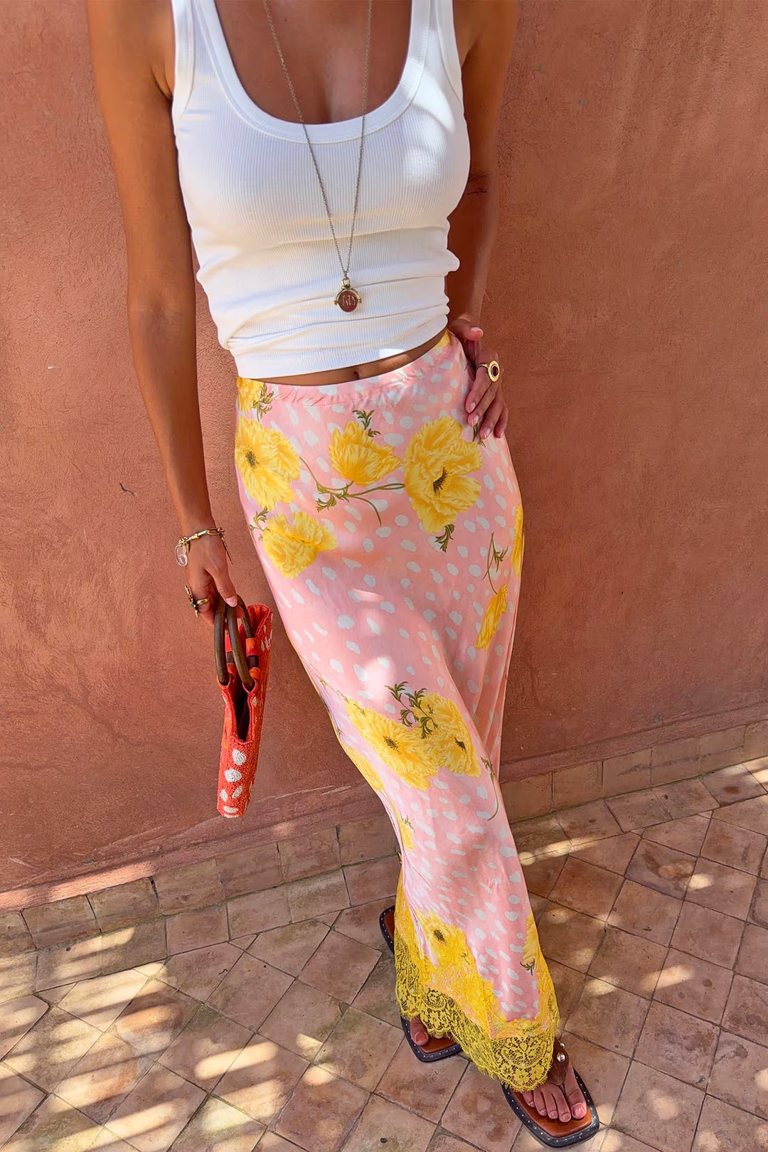 Never Fully Dressed Pink Fawn Poppy Maeva Skirt