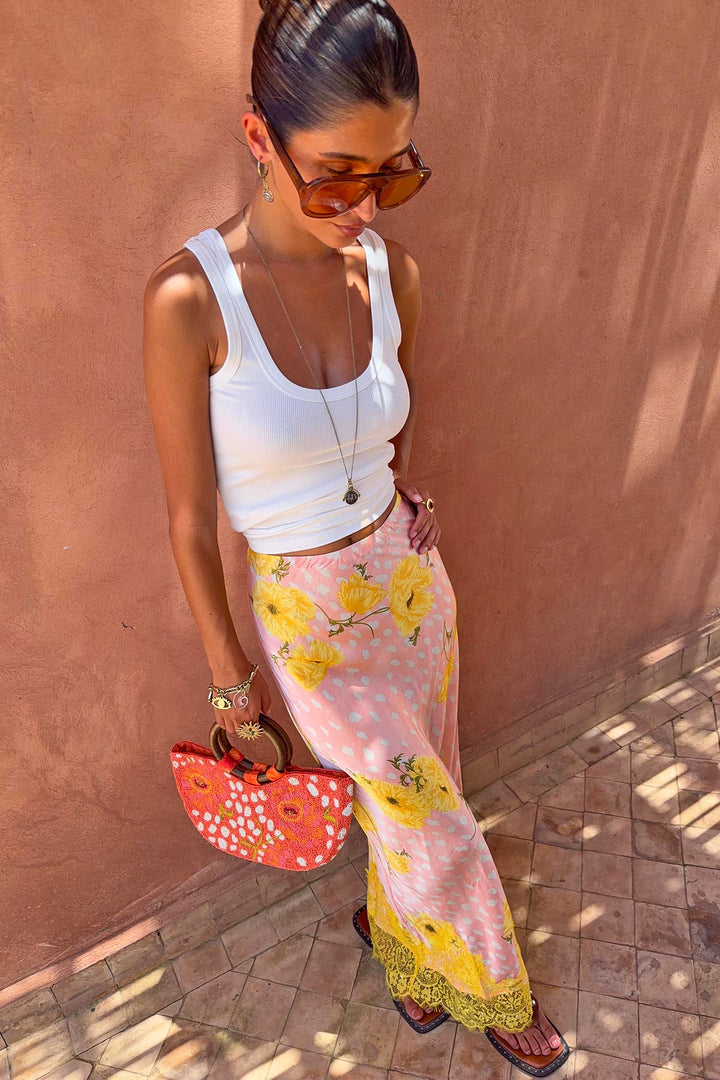 Never Fully Dressed Pink Fawn Poppy Maeva Skirt