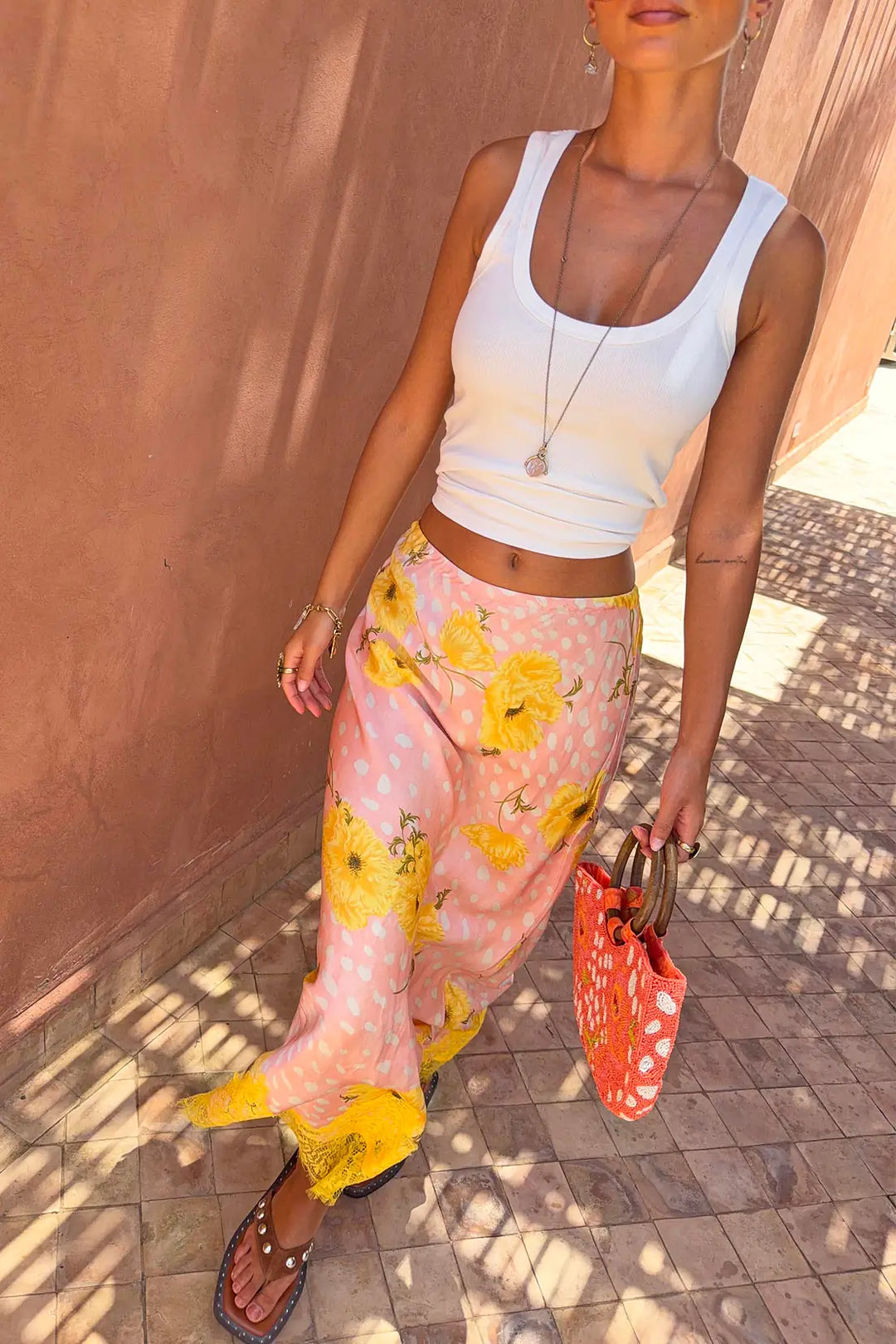 Never Fully Dressed Pink Fawn Poppy Maeva Skirt