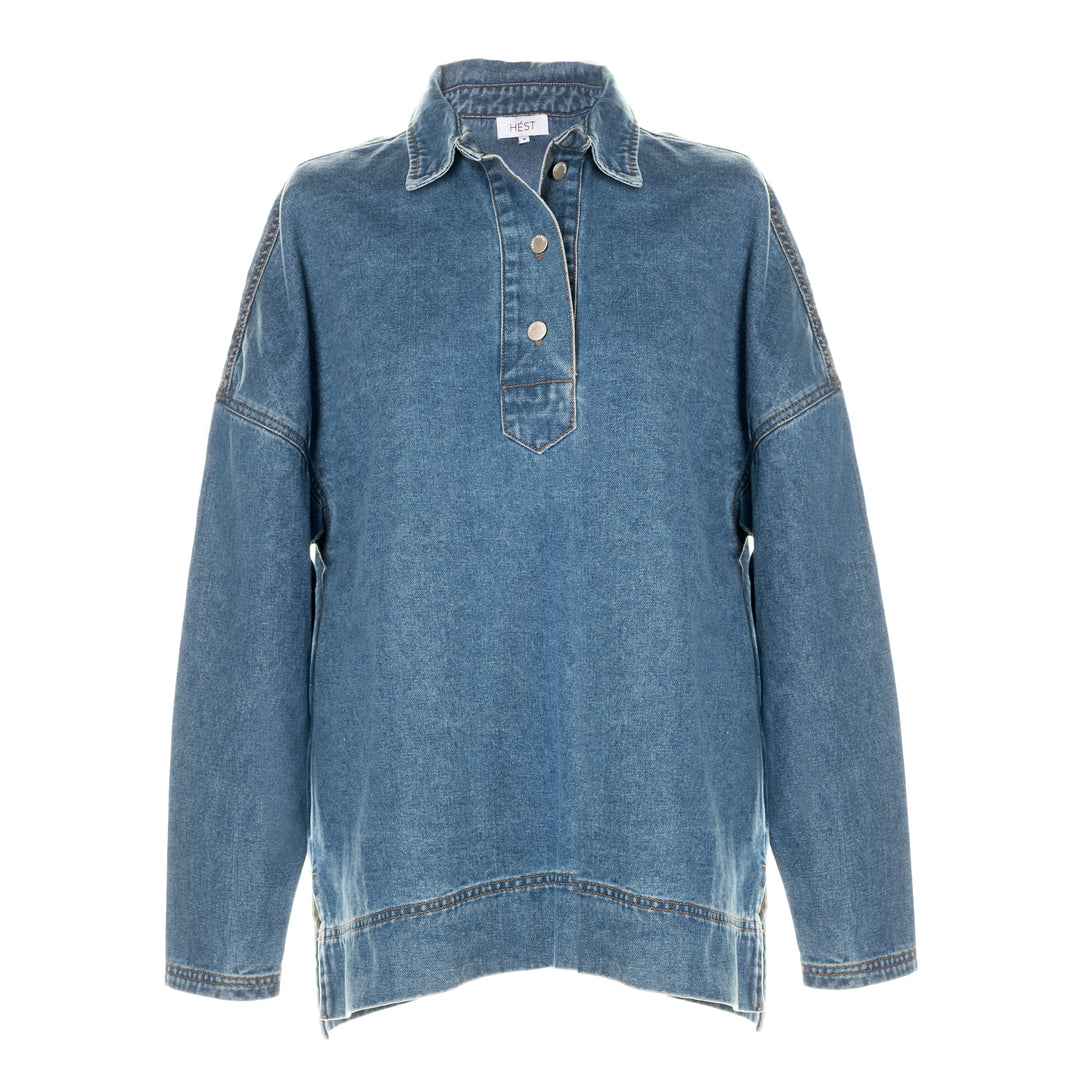 POPOVER DENIM SHIRT