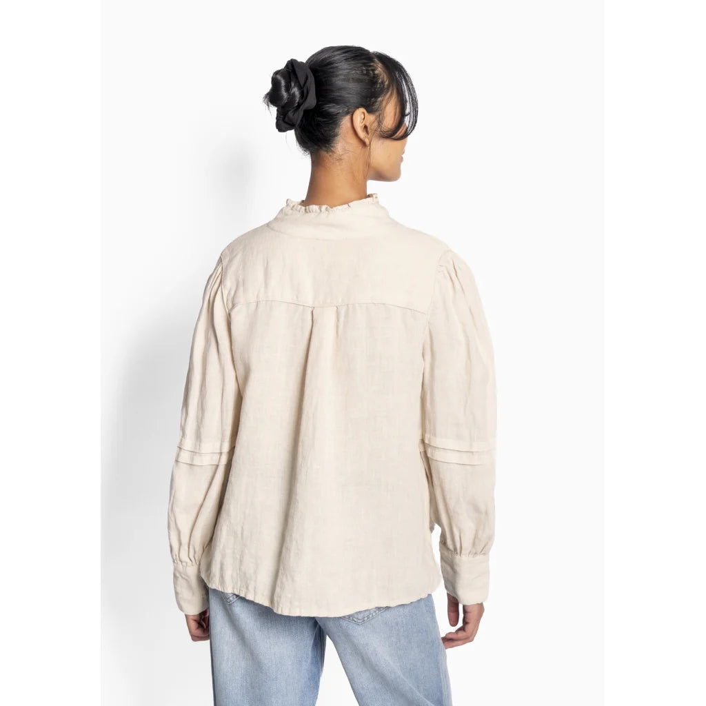 HÉST SARI Linen BLOUSE SUMMER SAND