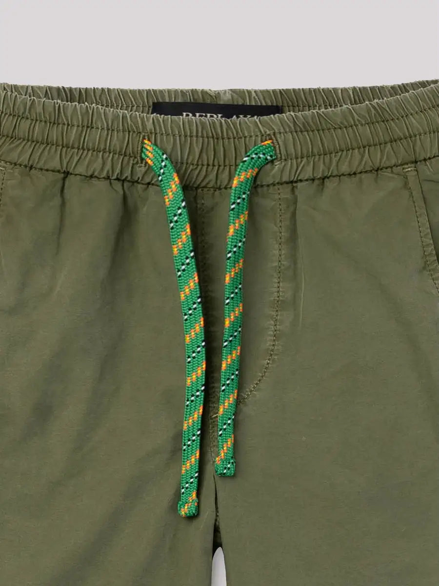 REPLAY & SONS RELAXED-FIT COTTON SHORTS