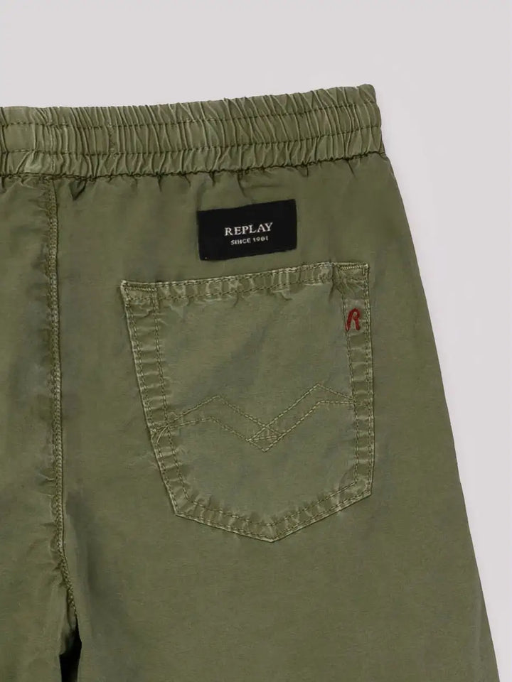 REPLAY & SONS RELAXED-FIT COTTON SHORTS