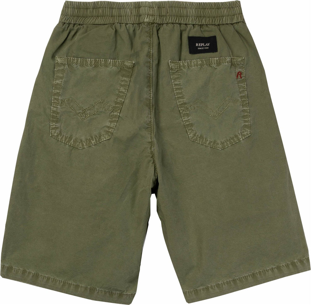 REPLAY & SONS RELAXED-FIT COTTON SHORTS