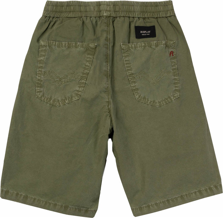 REPLAY & SONS RELAXED-FIT COTTON SHORTS