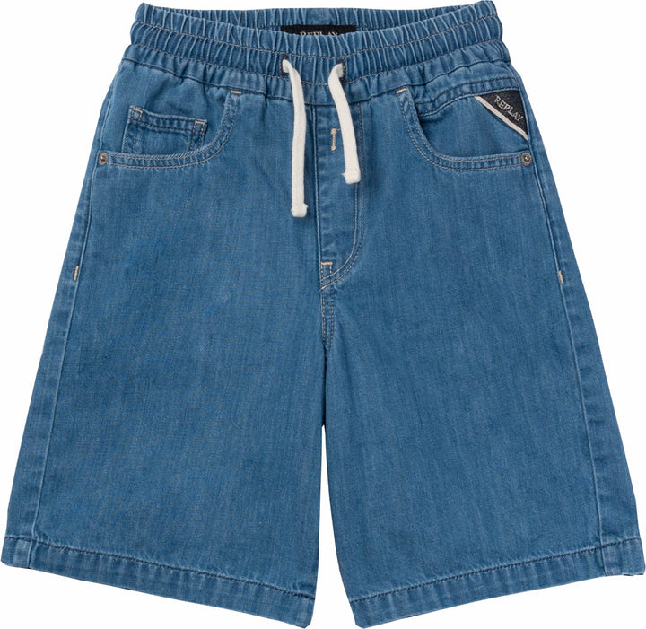 REPLAY & SONS MELTHON RELAXED-FIT SHORTS Denim