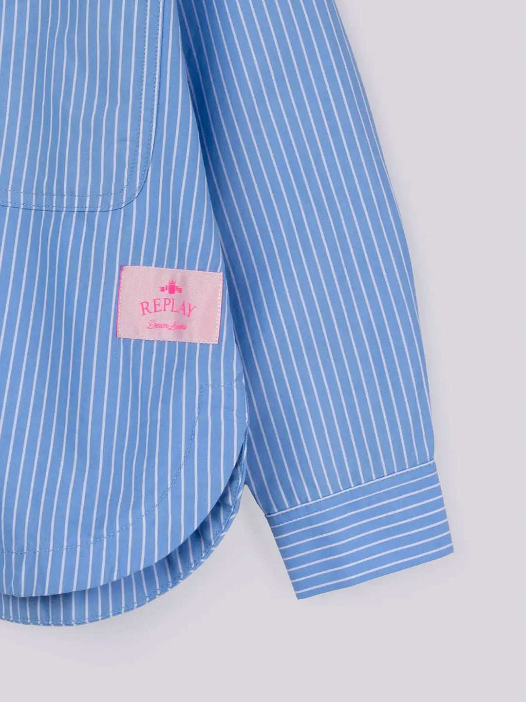 REPLAY & SONS STRIPED COTTON SHIRT