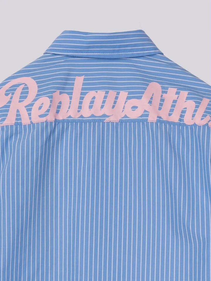 REPLAY & SONS STRIPED COTTON SHIRT