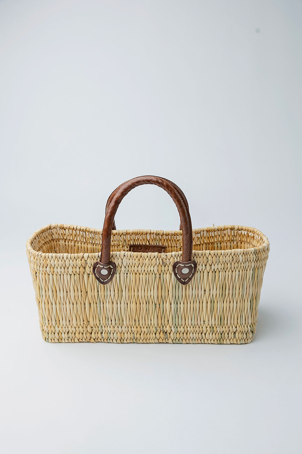 BOW19 STRAW BAG SQUARE LOW