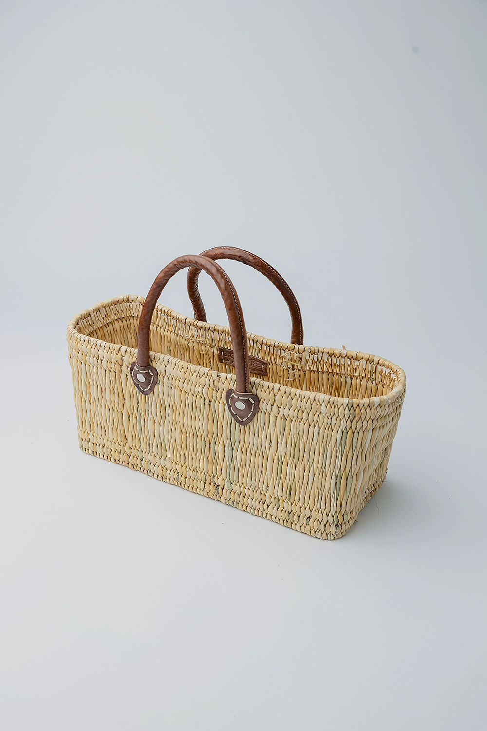 BOW19 STRAW BAG SQUARE LOW