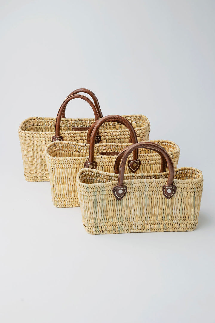BOW19 STRAW BAG SQUARE LOW