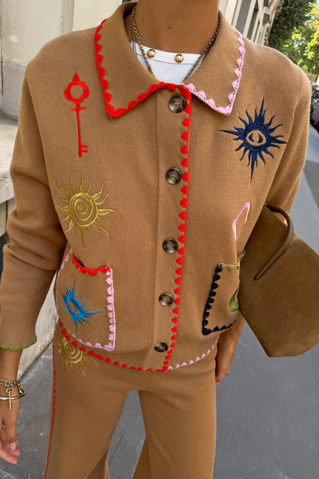 Tan Casablanca Cardigan