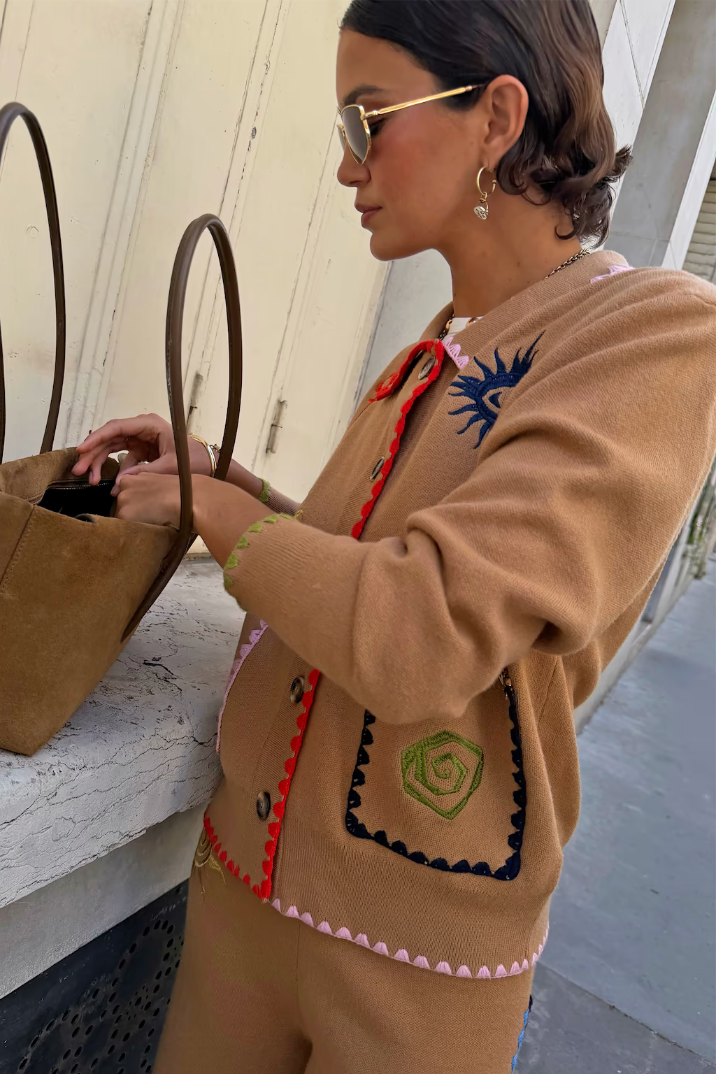 Tan Casablanca Cardigan