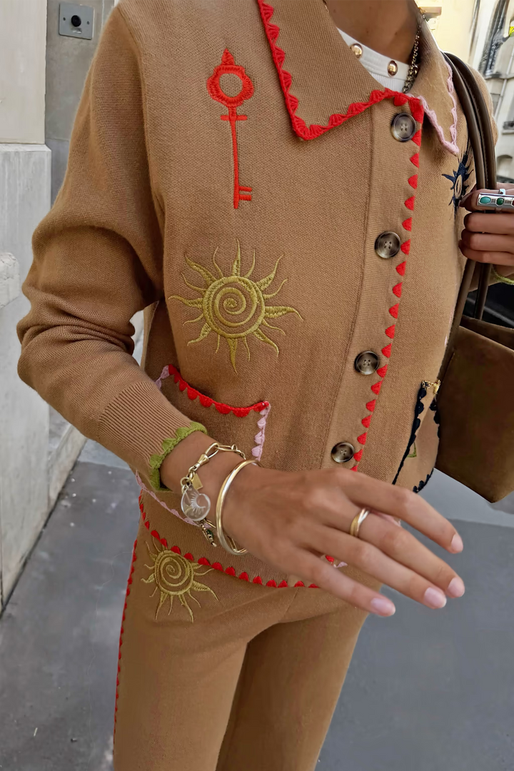 Tan Casablanca Cardigan
