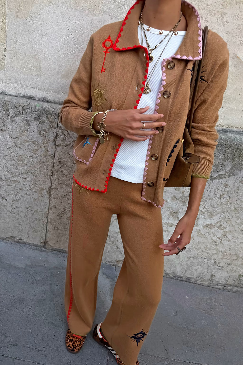 Tan Casablanca Cardigan