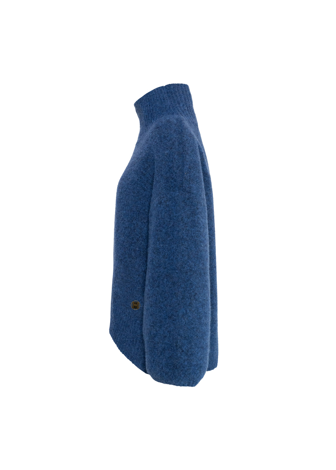 Hést Patch Short Sweater True Navy