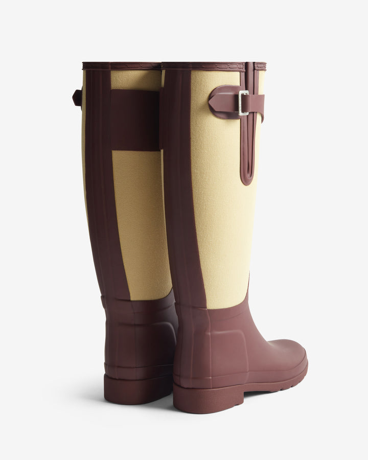 WOMENS REFINED TALL CANVAS BOOT PORT ROYALE
