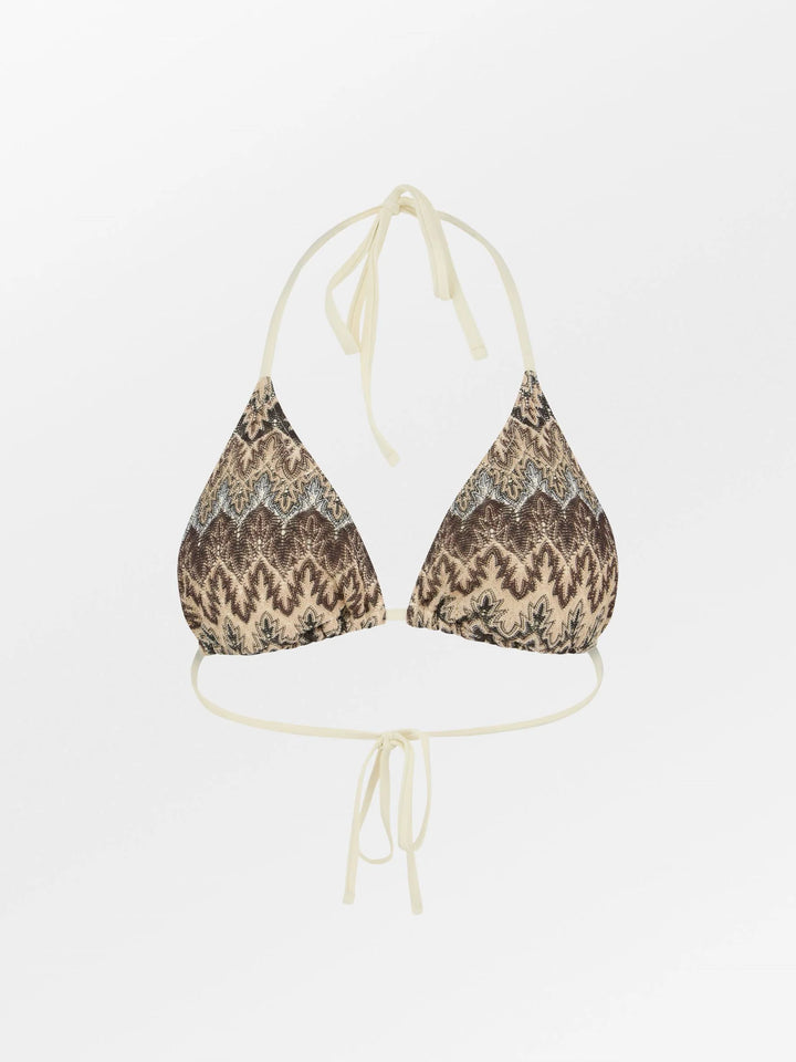 Becksöndergaard Amber Bel Bikini Top Mocha Brown