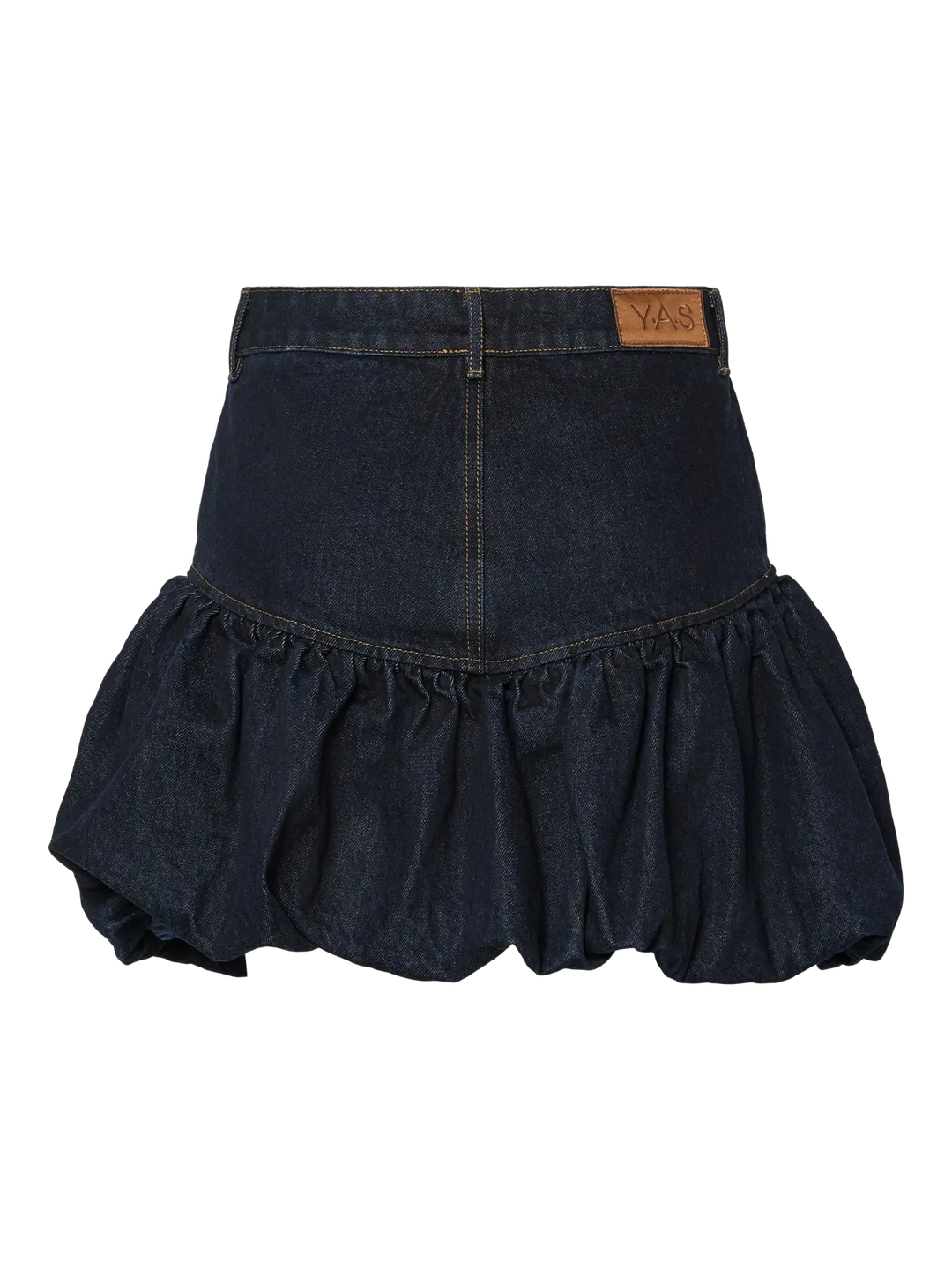YAS BROOKE HMW DENIM BUBBLE SKIRT
