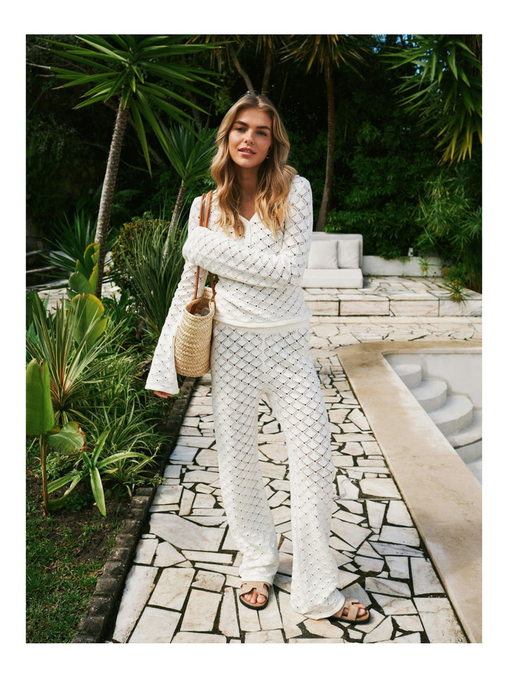 Neo Noir Rizzy Crochet Pants