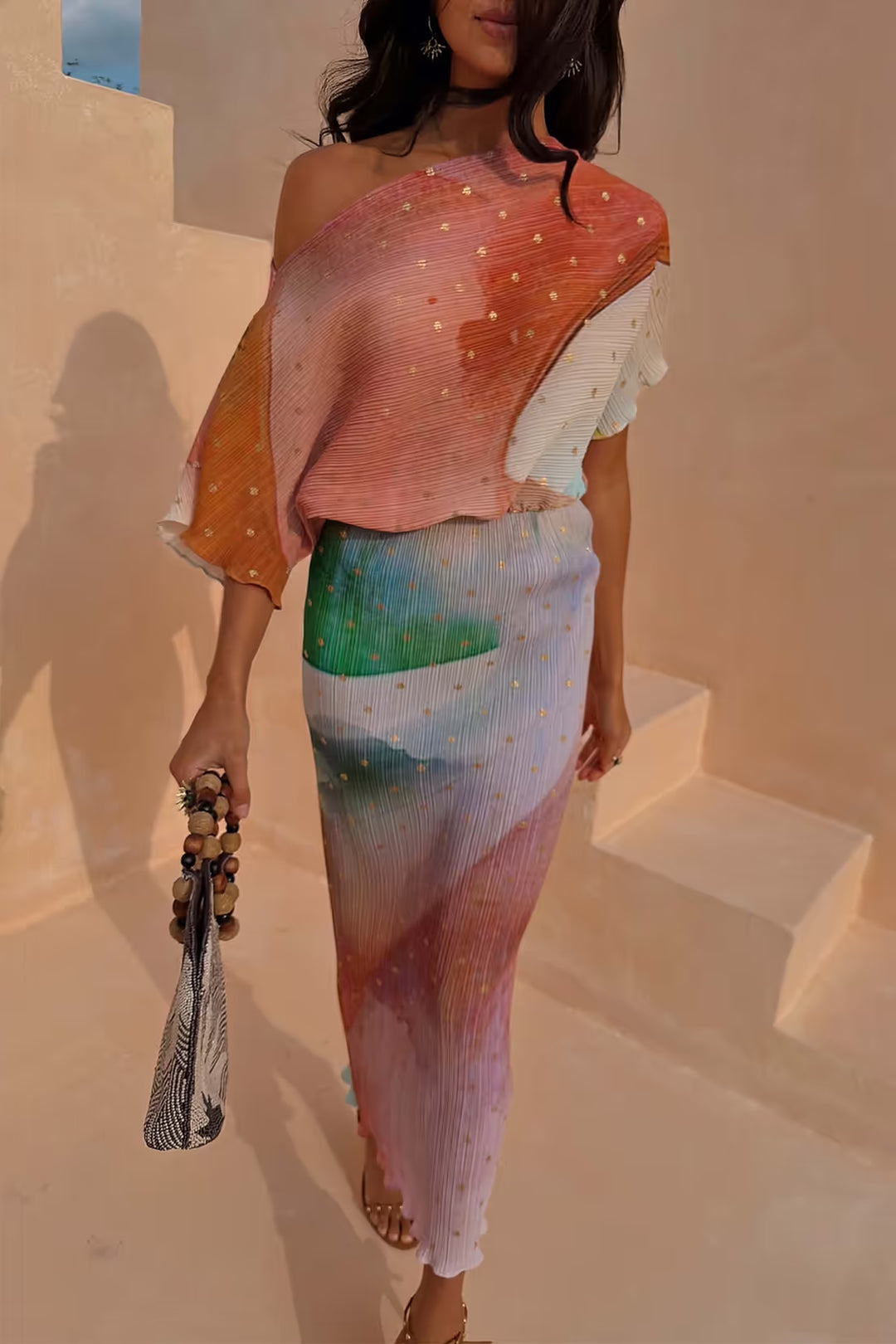 Never Fully Dressed Abstract Tilly Dress