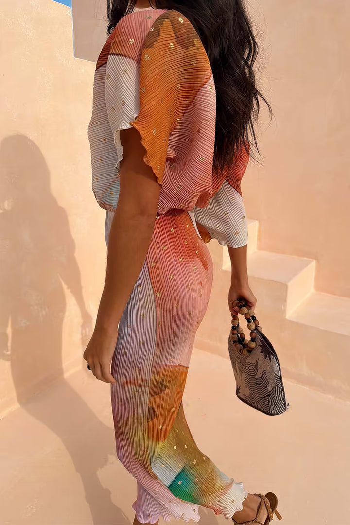 Never Fully Dressed Abstract Tilly Dress