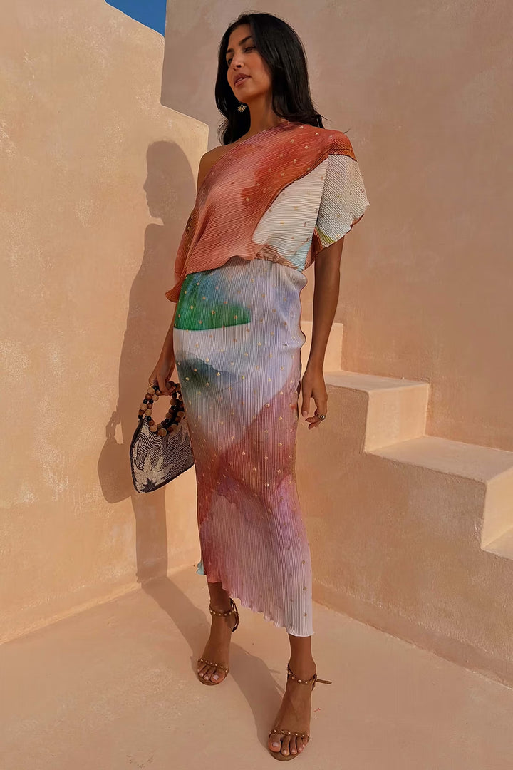 Never Fully Dressed Abstract Tilly Dress