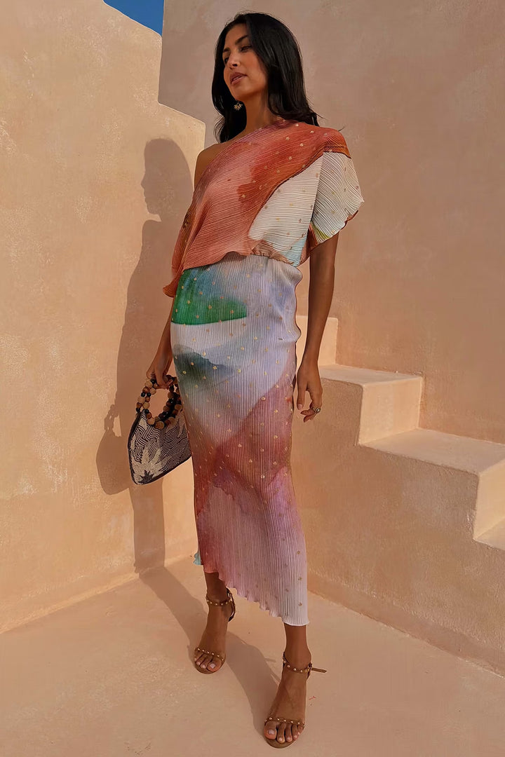 Never Fully Dressed Abstract Tilly Dress