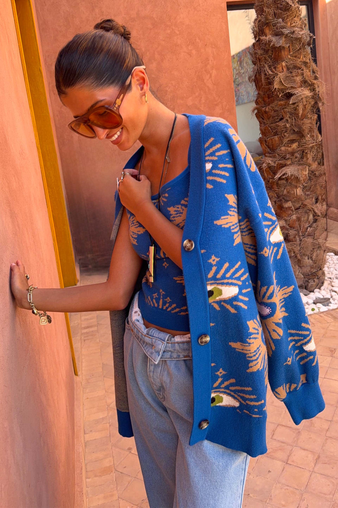 Never Fully Dressed Blue Eye Cardigan