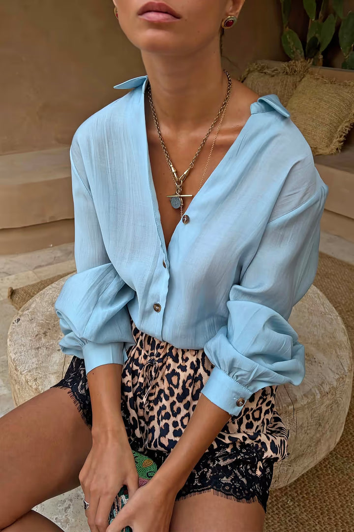 Never Fully Dressed Ice Blue Miley Shirt