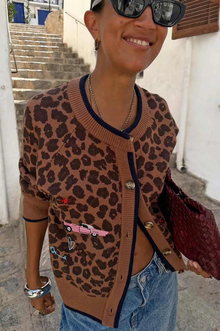 Leopard Cheryl Cardigan