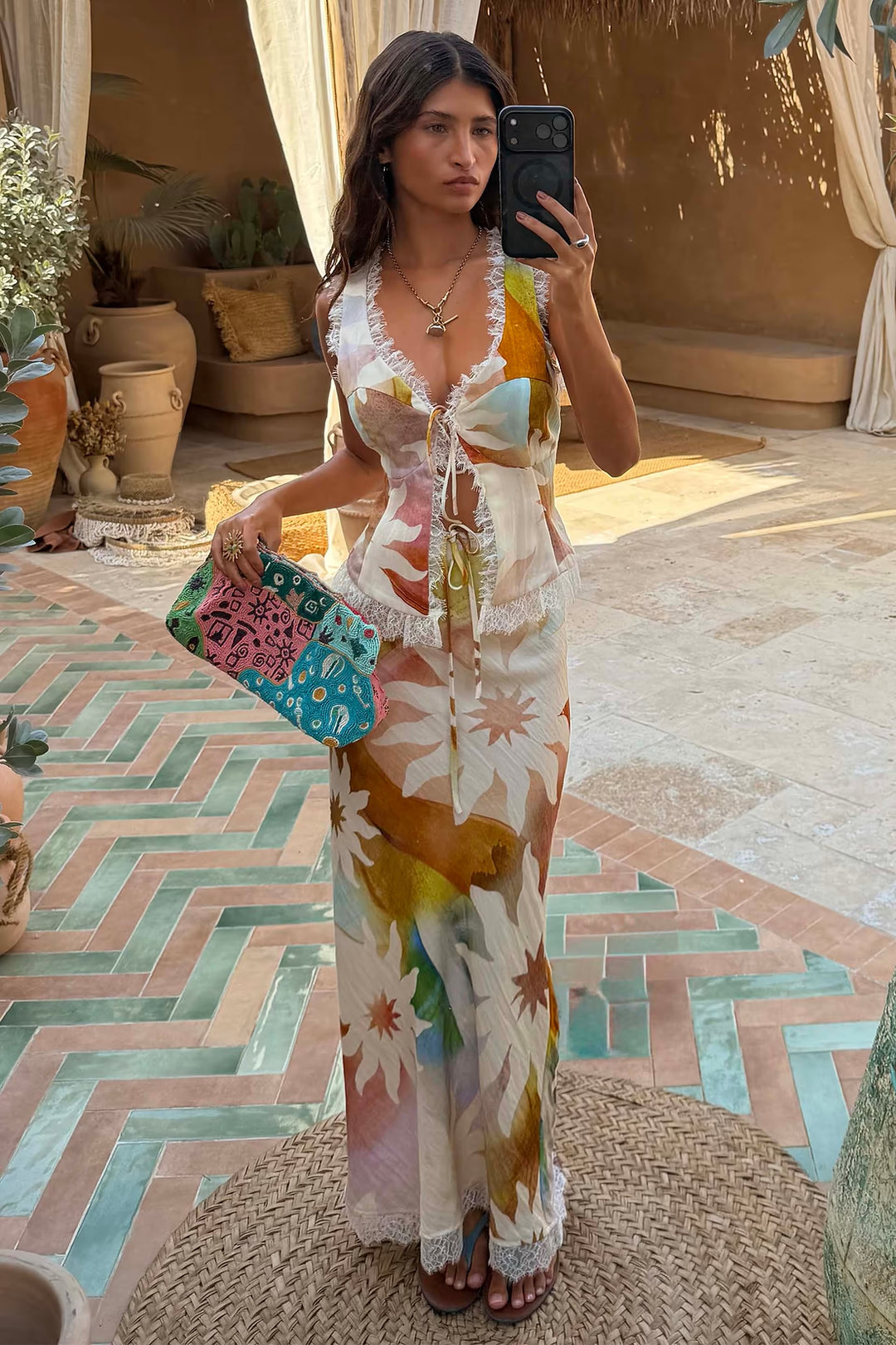 Never Fully Dressed Abstract Soleil Mabel Skirt