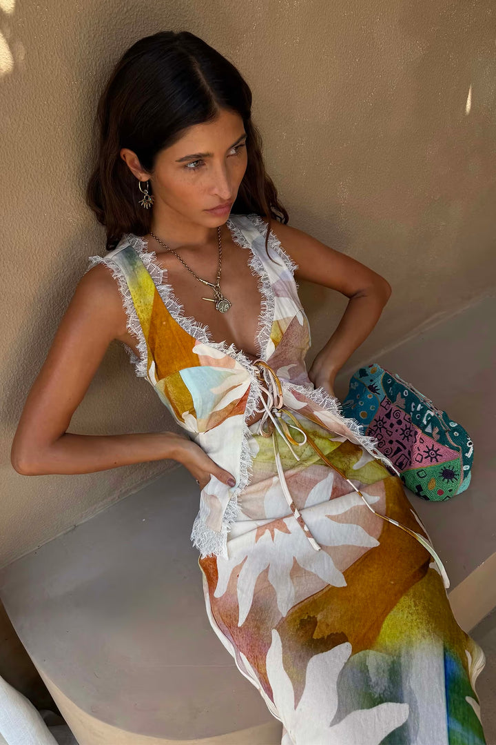 Never Fully Dressed Abstract Soleil Maisie Top