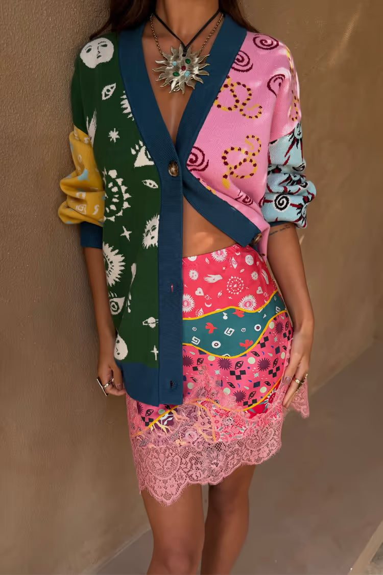 Never Fully Dressed Pastel Morocco Mini Maeva Skirt