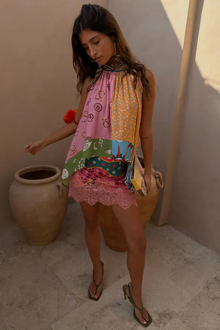 Never Fully Dressed Pastel Morocco Mini Maeva Skirt